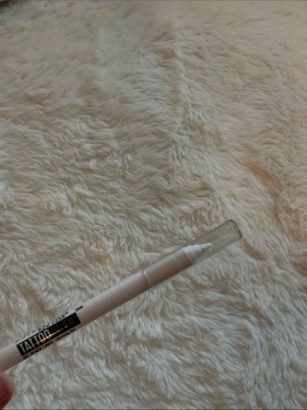 Maybelline Tattoo Studio Sharpenable Gel Pencil Eyeliner white makeup